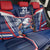 France Rugby Custom Back Car Seat Cover Coq Gaulois Never Less Than Everything