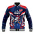 France Rugby Custom Baseball Jacket Coq Gaulois Never Less Than Everything