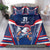 France Rugby Custom Bedding Set Coq Gaulois Never Less Than Everything