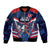 France Rugby Custom Bomber Jacket Coq Gaulois Never Less Than Everything