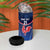 France Rugby Custom 4 in 1 Can Cooler Tumbler Coq Gaulois Never Less Than Everything