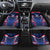 France Rugby Custom Car Mats Coq Gaulois Never Less Than Everything