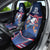 France Rugby Custom Car Seat Cover Coq Gaulois Never Less Than Everything