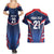 France Rugby Custom Couples Matching Summer Maxi Dress and Hawaiian Shirt Coq Gaulois Never Less Than Everything