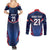 France Rugby Custom Couples Matching Summer Maxi Dress and Long Sleeve Button Shirt Coq Gaulois Never Less Than Everything