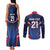 France Rugby Custom Couples Matching Tank Maxi Dress and Long Sleeve Button Shirt Coq Gaulois Never Less Than Everything