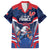 France Rugby Custom Family Matching Long Sleeve Bodycon Dress and Hawaiian Shirt Coq Gaulois Never Less Than Everything