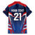 France Rugby Custom Family Matching Long Sleeve Bodycon Dress and Hawaiian Shirt Coq Gaulois Never Less Than Everything