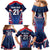 France Rugby Custom Family Matching Mermaid Dress and Hawaiian Shirt Coq Gaulois Never Less Than Everything