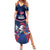 France Rugby Custom Family Matching Summer Maxi Dress and Hawaiian Shirt Coq Gaulois Never Less Than Everything