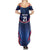 France Rugby Custom Family Matching Summer Maxi Dress and Hawaiian Shirt Coq Gaulois Never Less Than Everything