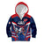 France Rugby Custom Kid Hoodie Coq Gaulois Never Less Than Everything