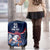 France Rugby Custom Luggage Cover Coq Gaulois Never Less Than Everything