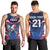 France Rugby Custom Men Tank Top Coq Gaulois Never Less Than Everything