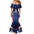 France Rugby Custom Mermaid Dress Coq Gaulois Never Less Than Everything