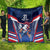 France Rugby Custom Quilt Coq Gaulois Never Less Than Everything