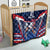 France Rugby Custom Quilt Coq Gaulois Never Less Than Everything