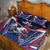 France Rugby Custom Quilt Bed Set Coq Gaulois Never Less Than Everything