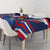 France Rugby Custom Tablecloth Coq Gaulois Never Less Than Everything