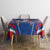 France Rugby Custom Tablecloth Coq Gaulois Never Less Than Everything