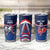 France Rugby Custom Tumbler Cup Coq Gaulois Never Less Than Everything