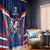 France Rugby Custom Window Curtain Coq Gaulois Never Less Than Everything