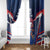 France Rugby Custom Window Curtain Coq Gaulois Never Less Than Everything