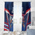 France Rugby Custom Window Curtain Coq Gaulois Never Less Than Everything