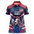 France Rugby Custom Women Polo Shirt Coq Gaulois Never Less Than Everything