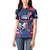 France Rugby Custom Women Polo Shirt Coq Gaulois Never Less Than Everything