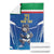 Italy Rugby Custom Blanket Italian Wolf Mascot Go Gli Azzurri