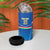 Italy Rugby Custom 4 in 1 Can Cooler Tumbler Italian Wolf Mascot Go Gli Azzurri