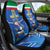 Italy Rugby Custom Car Seat Cover Italian Wolf Mascot Go Gli Azzurri