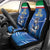 Italy Rugby Custom Car Seat Cover Italian Wolf Mascot Go Gli Azzurri