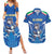 Italy Rugby Custom Couples Matching Summer Maxi Dress and Hawaiian Shirt Italian Wolf Mascot Go Gli Azzurri