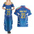 Italy Rugby Custom Couples Matching Summer Maxi Dress and Hawaiian Shirt Italian Wolf Mascot Go Gli Azzurri