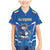 Italy Rugby Custom Family Matching Mermaid Dress and Hawaiian Shirt Italian Wolf Mascot Go Gli Azzurri