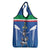 Italy Rugby Custom Grocery Bag Italian Wolf Mascot Go Gli Azzurri