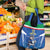 Italy Rugby Custom Grocery Bag Italian Wolf Mascot Go Gli Azzurri