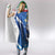 Italy Rugby Custom Hooded Blanket Italian Wolf Mascot Go Gli Azzurri