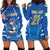 Italy Rugby Custom Hoodie Dress Italian Wolf Mascot Go Gli Azzurri