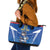 Italy Rugby Custom Leather Tote Bag Italian Wolf Mascot Go Gli Azzurri