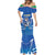 Italy Rugby Custom Mermaid Dress Italian Wolf Mascot Go Gli Azzurri