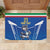 Italy Rugby Custom Rubber Doormat Italian Wolf Mascot Go Gli Azzurri