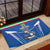 Italy Rugby Custom Rubber Doormat Italian Wolf Mascot Go Gli Azzurri