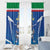 Italy Rugby Custom Window Curtain Italian Wolf Mascot Go Gli Azzurri