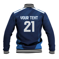 Scotland Rugby Custom Baseball Jacket Thistle Mascot Go Scottish!