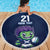 Scotland Rugby Custom Beach Blanket Thistle Mascot Go Scottish!