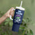 Scotland Rugby Custom Tumbler With Handle Thistle Mascot Go Scottish!