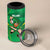 Ireland Rugby Custom 4 in 1 Can Cooler Tumbler Irish Warrior Mascot Go Shamrock